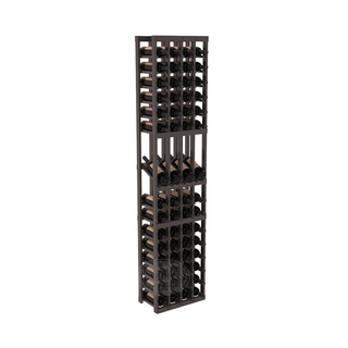 Elementcollection 4 Column Display Wood Wine Rack Black Stained