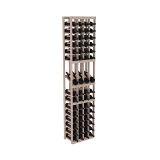 Elementcollection 4 Column Display Wood Wine Rack Greywash Stained