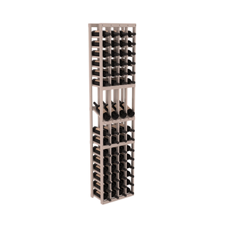 Elementcollection 4 Column Display Wood Wine Rack Greywash Stained