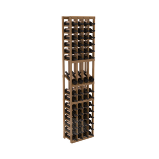 Elementcollection 4 Column Display Wood Wine Rack Oak Stained