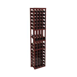 Elementcollection 4 Column Display Wood Wine Rack Cherry Stained