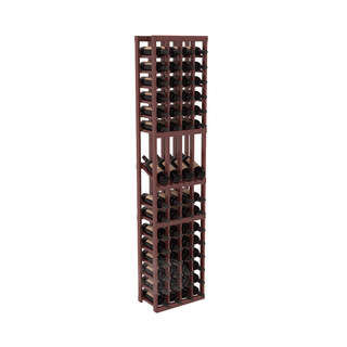 Elementcollection 4 Column Display Wood Wine Rack Cherry Stained
