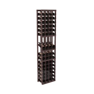 Elementcollection 4 Column Display Wood Wine Rack Walnut Stained