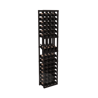 Elementcollection 4 Column Display Wood Wine Rack Black Stained