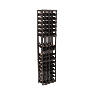 Elementcollection 4 Column Display Wood Wine Rack Black Stained