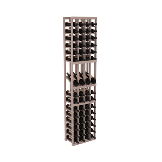 Elementcollection 4 Column Display Wood Wine Rack Greywash Stained