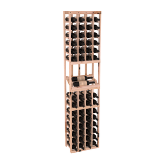 Elementcollection 4 Column Side Display Wood Wine Rack Unstained
