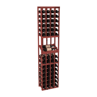 Elementcollection 4 Column Side Display Wood Wine Rack Cherry Stained