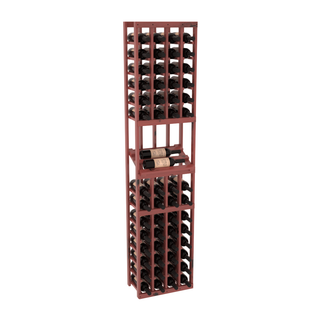 Elementcollection 4 Column Side Display Wood Wine Rack Cherry Stained