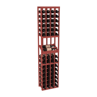 Elementcollection 4 Column Side Display Wood Wine Rack Cherry Stained