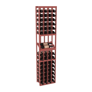 Elementcollection 4 Column Side Display Wood Wine Rack Cherry Stained