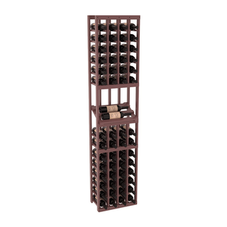 Elementcollection 4 Column Side Display Wood Wine Rack Walnut Stained