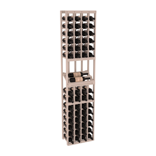 Elementcollection 4 Column Side Display Wood Wine Rack Greywash Stained