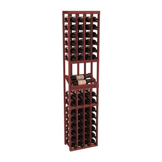 Elementcollection 4 Column Side Display Wood Wine Rack Cherry Stained