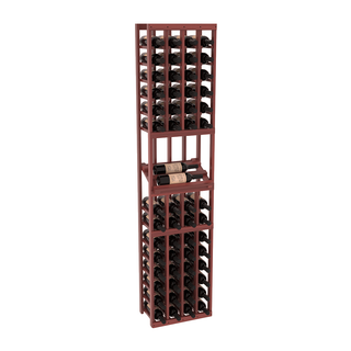 Elementcollection 4 Column Side Display Wood Wine Rack Cherry Stained