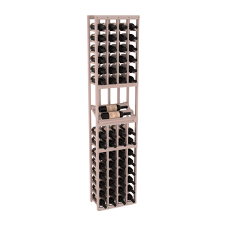 Elementcollection 4 Column Side Display Wood Wine Rack Greywash Stained