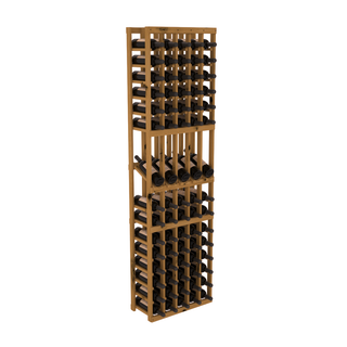 Elementcollection 5 Column Display Wood Wine Rack Oak Stained
