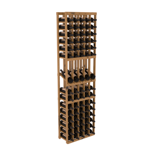 Elementcollection 5 Column Display Wood Wine Rack Oak Stained
