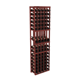 Elementcollection 5 Column Display Wood Wine Rack Cherry Stained