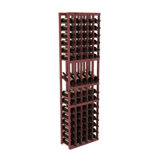 Elementcollection 5 Column Display Wood Wine Rack Cherry Stained