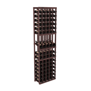 Elementcollection 5 Column Display Wood Wine Rack Walnut Stained