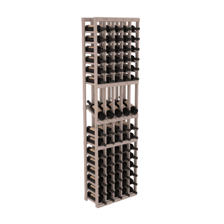 Elementcollection 5 Column Display Wood Wine Rack Greywash Stained