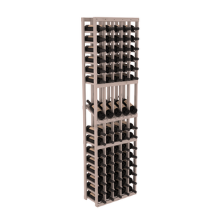 Elementcollection 5 Column Display Wood Wine Rack Greywash Stained