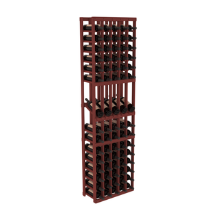 Elementcollection 5 Column Display Wood Wine Rack Cherry Stained