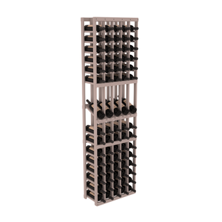 Elementcollection 5 Column Display Wood Wine Rack Greywash Stained
