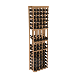 Elementcollection 5 Column Display Wood Wine Rack Oak Stained