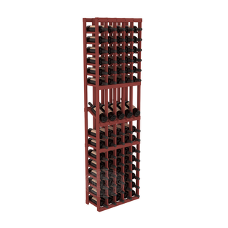 Elementcollection 5 Column Display Wood Wine Rack Cherry Stained
