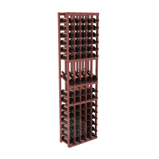 Elementcollection 5 Column Display Wood Wine Rack Cherry Stained