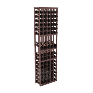 Elementcollection 5 Column Display Wood Wine Rack Walnut Stained