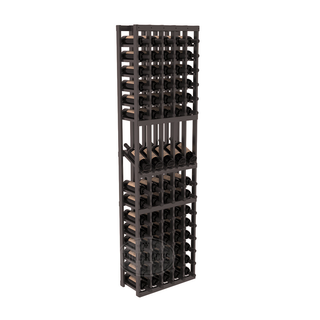 Elementcollection 5 Column Display Wood Wine Rack Black Stained