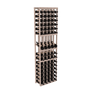Elementcollection 5 Column Display Wood Wine Rack Greywash Stained