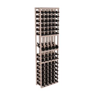 Elementcollection 5 Column Display Wood Wine Rack Greywash Stained