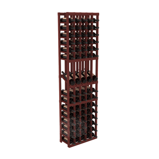 Elementcollection 5 Column Display Wood Wine Rack Cherry Stained