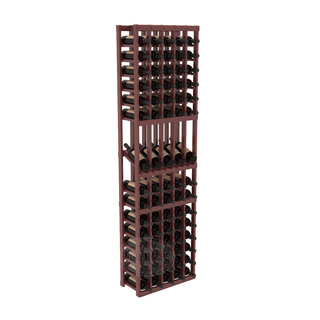 Elementcollection 5 Column Display Wood Wine Rack Cherry Stained