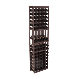 Elementcollection 5 Column Display Wood Wine Rack Walnut Stained