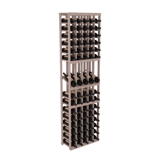 Elementcollection 5 Column Display Wood Wine Rack Greywash Stained