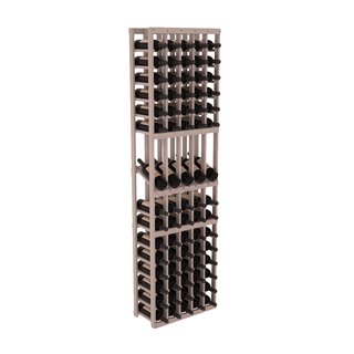 Elementcollection 5 Column Display Wood Wine Rack Greywash Stained