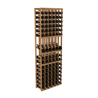 Elementcollection 6 Column Display Wood Wine Rack Oak Stained