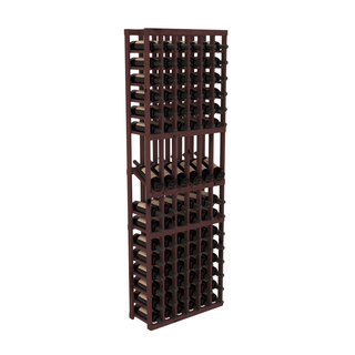 Elementcollection 6 Column Display Wood Wine Rack Walnut Stained