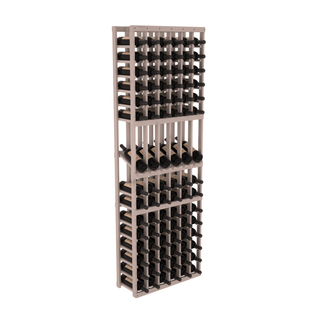 Elementcollection 6 Column Display Wood Wine Rack Greywash Stained
