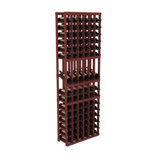 Elementcollection 6 Column Display Wood Wine Rack Cherry Stained