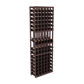 Elementcollection 6 Column Display Wood Wine Rack Walnut Stained