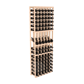 Elementcollection 6 Column Display Wood Wine Rack Unstained Element Collection