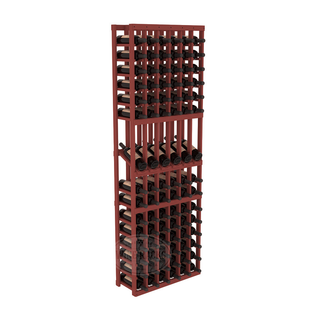 Elementcollection 6 Column Display Wood Wine Rack Cherry Stained