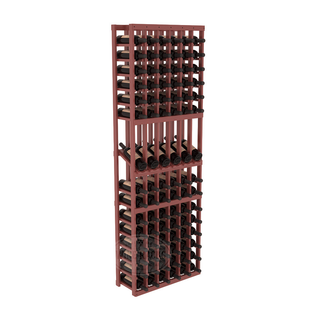 Elementcollection 6 Column Display Wood Wine Rack Cherry Stained