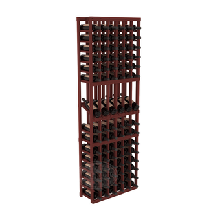 Elementcollection 6 Column Display Wood Wine Rack Cherry Stained